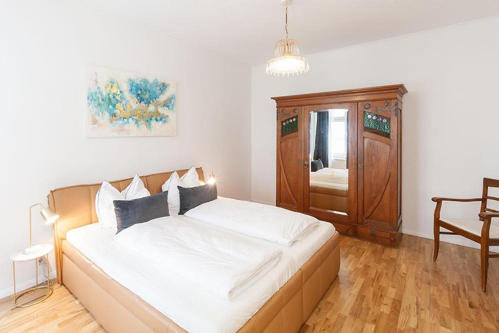 Stilvoll & Ruhig - Zentrale Top-Lage - King Bett Leipzig Exteriör bild