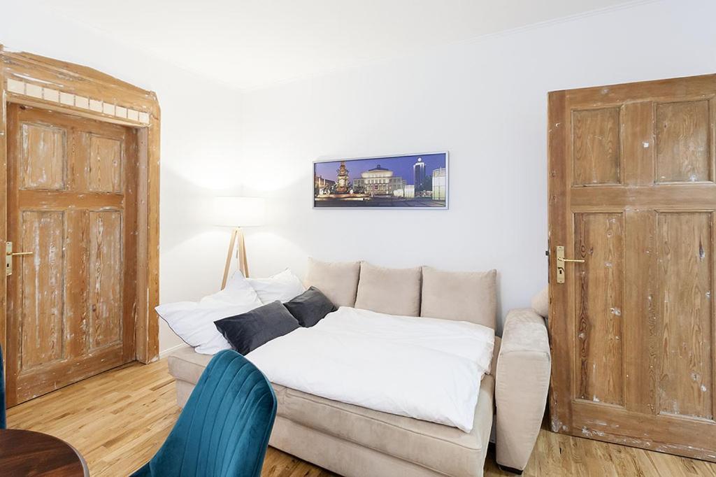 Stilvoll & Ruhig - Zentrale Top-Lage - King Bett Leipzig Exteriör bild